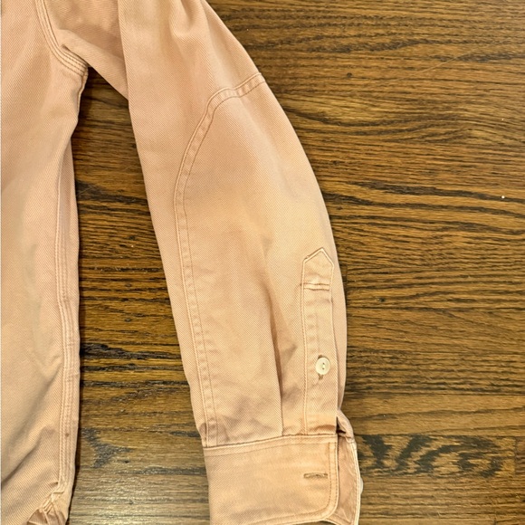 Madewell Denim Work Shirt in Salmon | Men’s Small Relaxed Fit - Picture 4 of 4